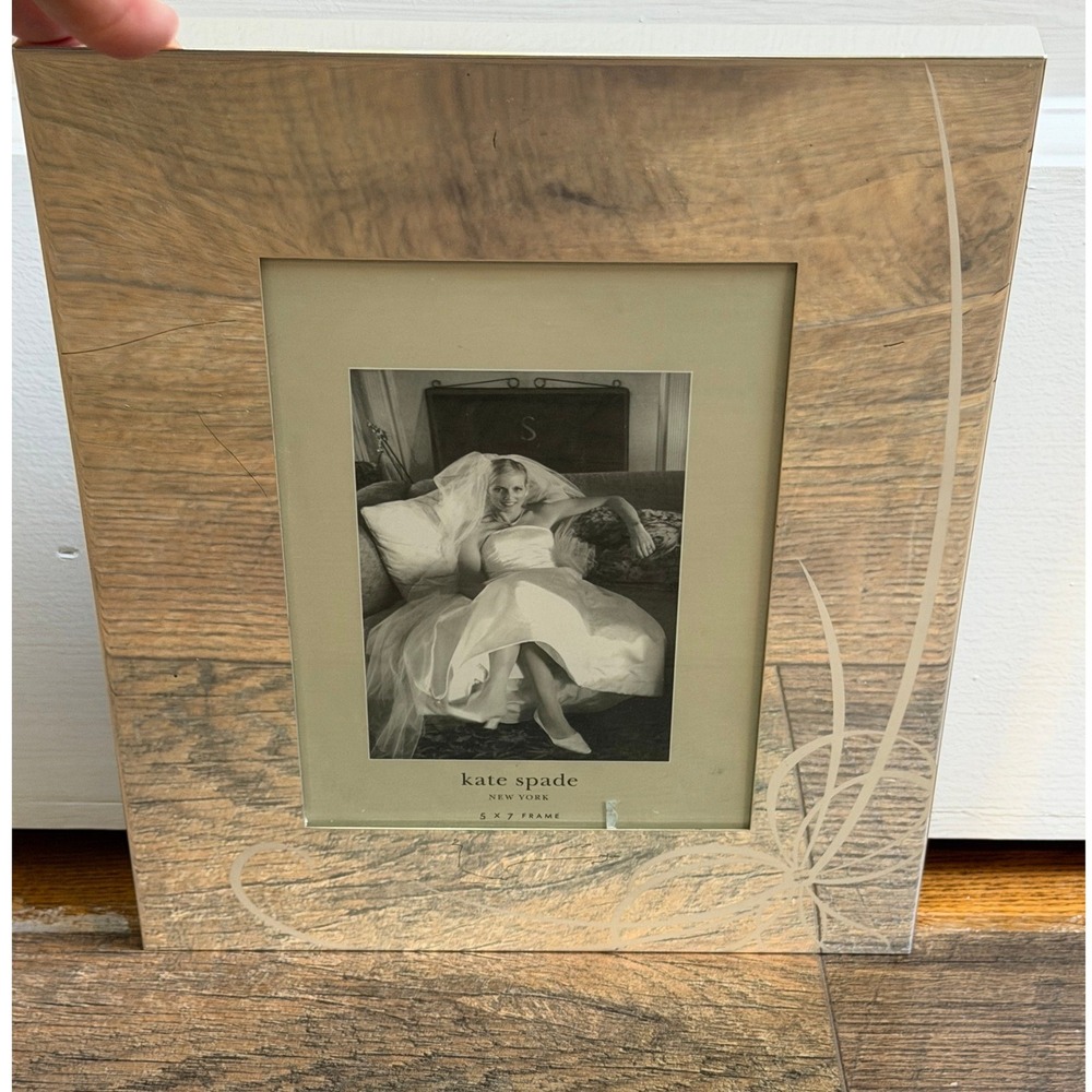 Kate‎ Spade New York Belle Boulevard Silverplate 5x7 Picture Frame Lenox